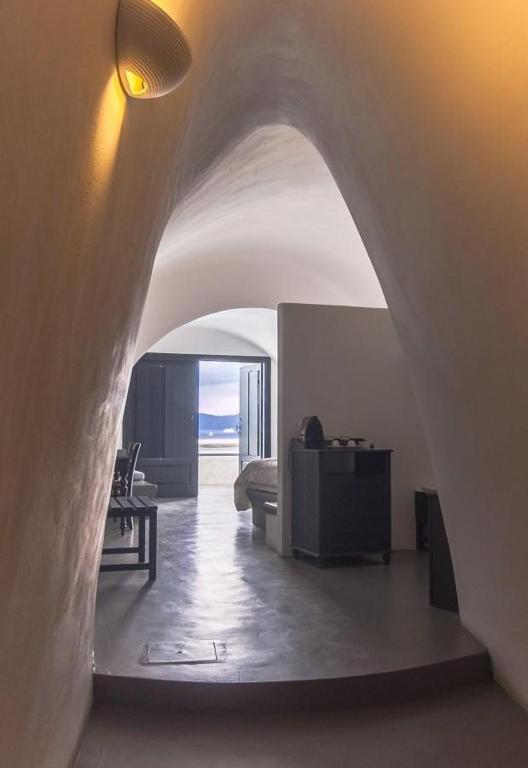 Posezení v ubytování Grand Ambassador Santorini Hotel