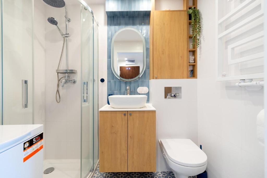 Koupelna v ubytování Finest Apartments - Studio Kołobrzeska