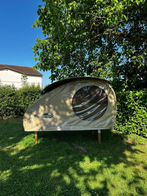 Zahrada ubytování Camping de Charlieu - Mobile home