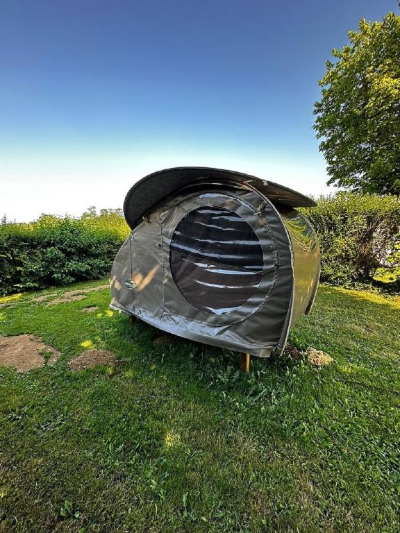Zahrada ubytování Camping de Charlieu - Mobile home