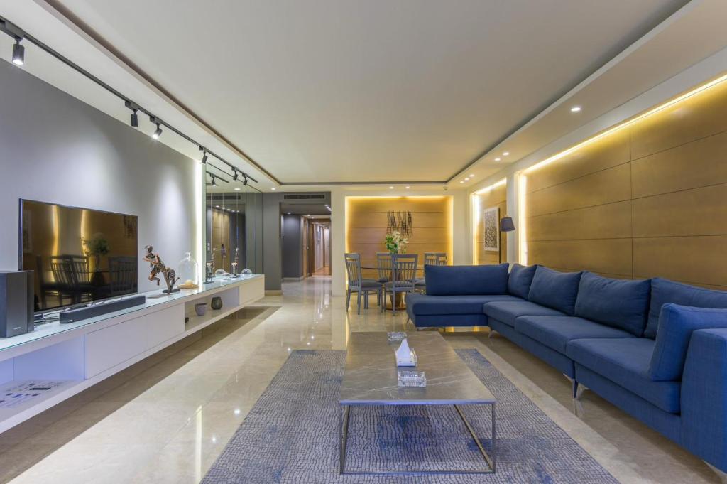Posezení v ubytování Lahoya Suites