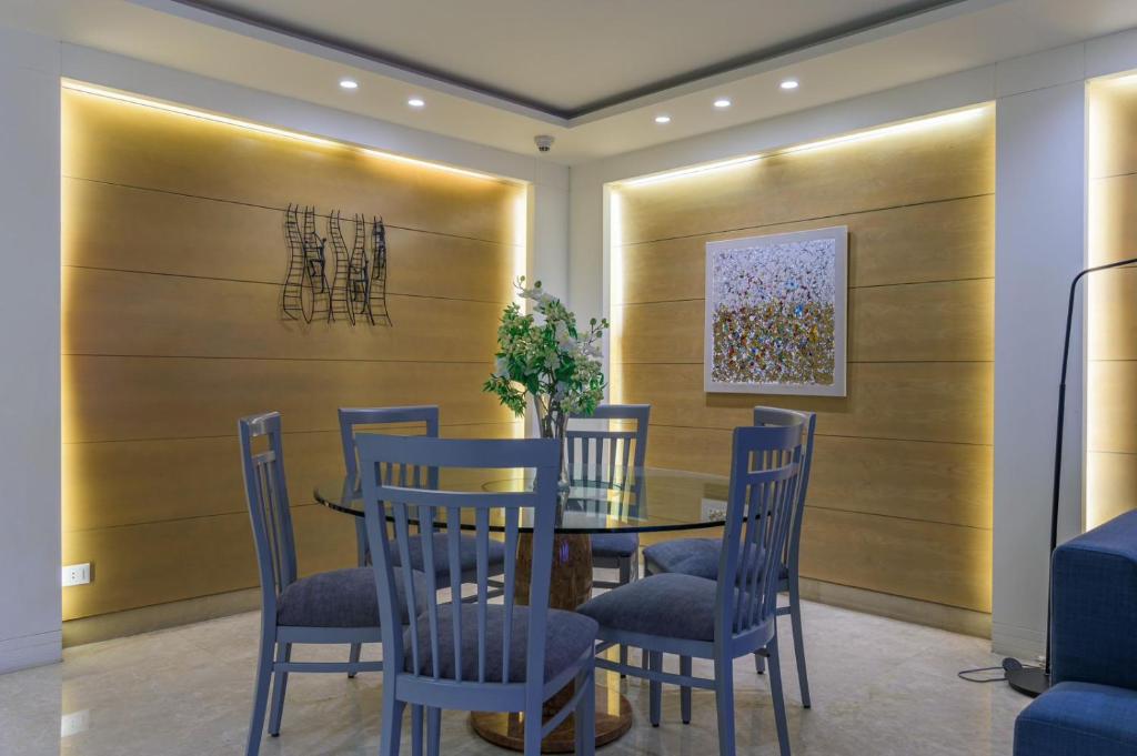 Posezení v ubytování Lahoya Suites