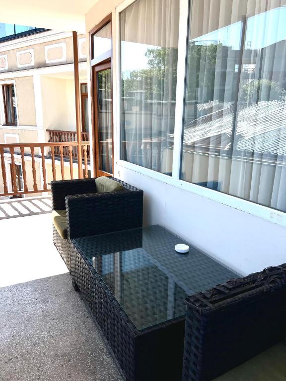 Balkón nebo terasa v ubytování Hotel New Terrace