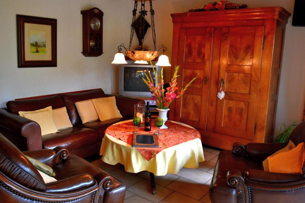 Posezení v ubytování Haus Bachschwalbe