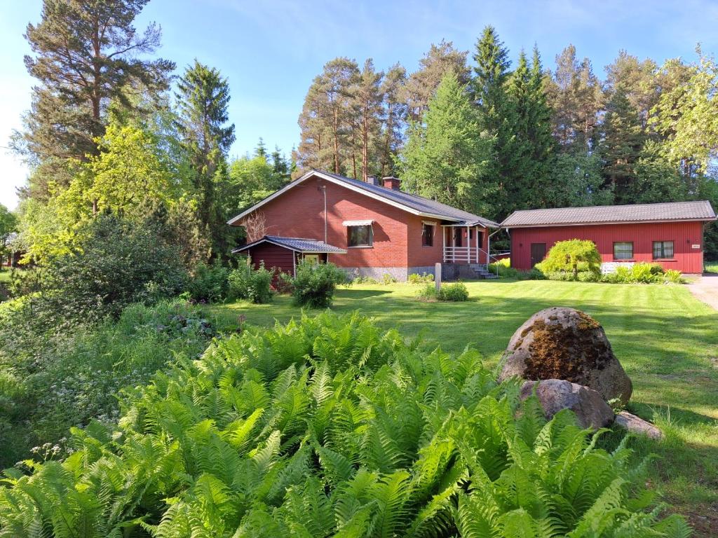 Zahrada ubytování MARIA Jeppo Guesthouse
