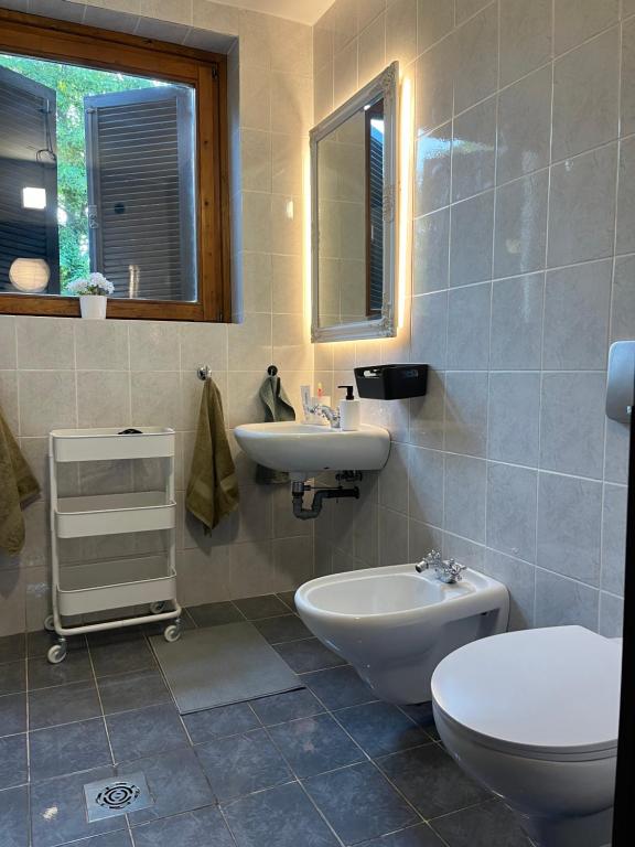 Koupelna v ubytování Csopak Strand Apartman