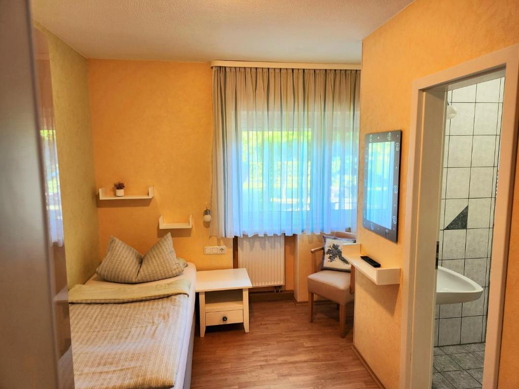 Postel nebo postele na pokoji v ubytování Winzerhof Düring