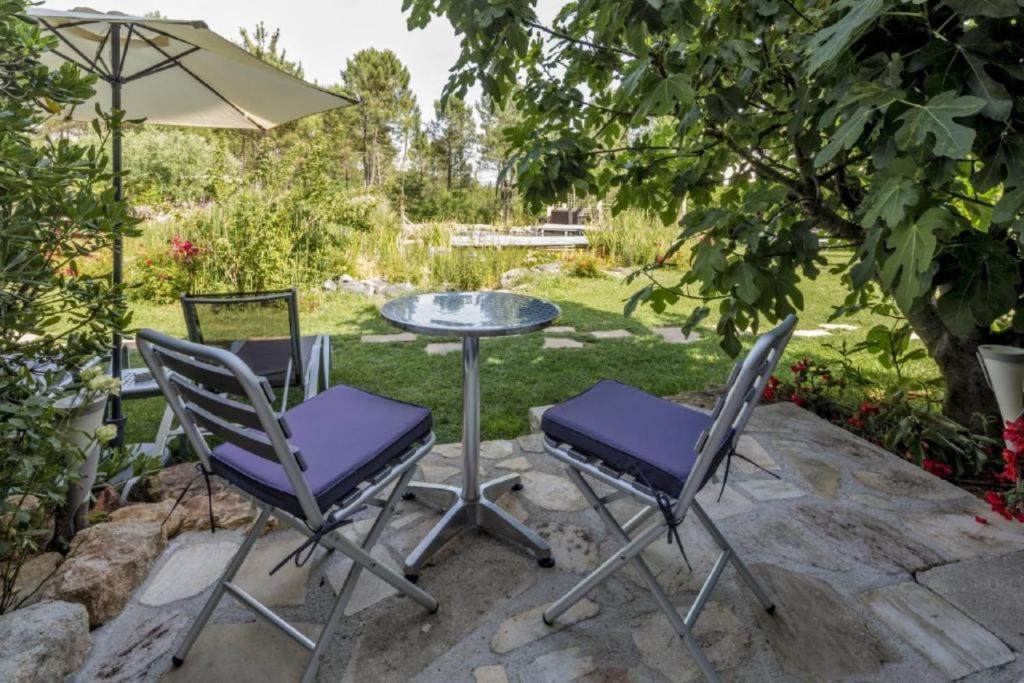 Zahrada ubytování Le Mas de Baume