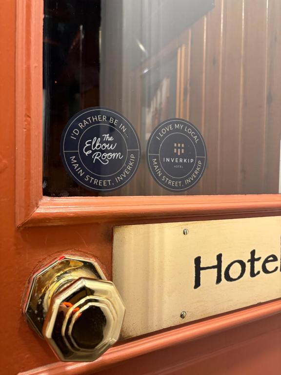 Certifikát, hodnocení, plakát nebo jiný dokument vystavený v ubytování The Inverkip Restaurant, Bar & Hotel