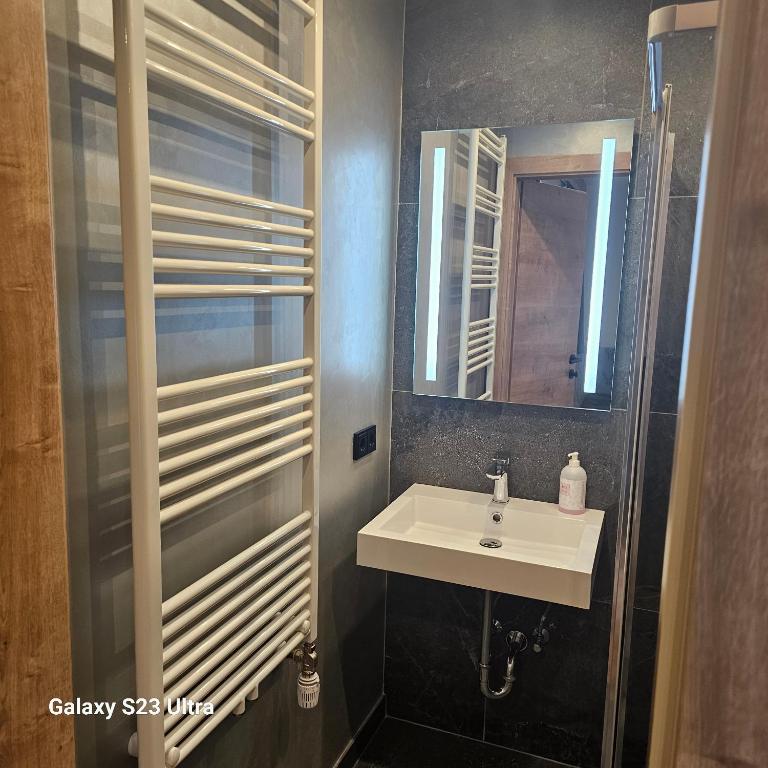 A bathroom at Appartementhaus Eisbauer