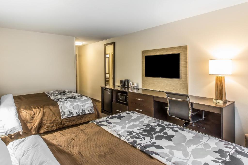 Sleep Inn & Suites Jasper I-22 - Chambre Queen Avec Deux Lits Queen - Non-fumeur