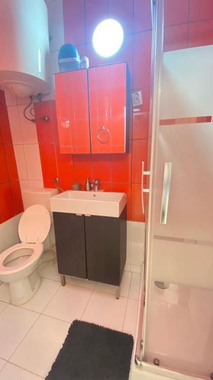 Kúpeľňa v ubytovaní Budapest City center perfect location