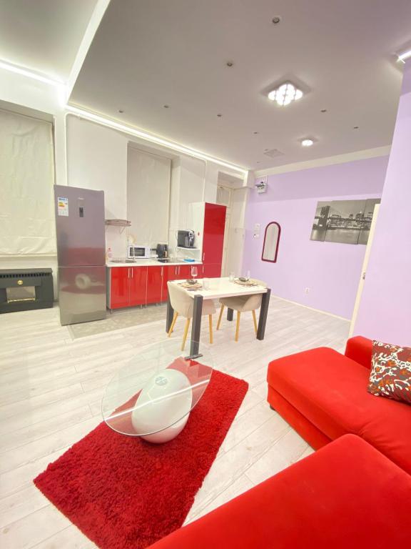 Kuchyňa alebo kuchynka v ubytovaní Budapest City center perfect location