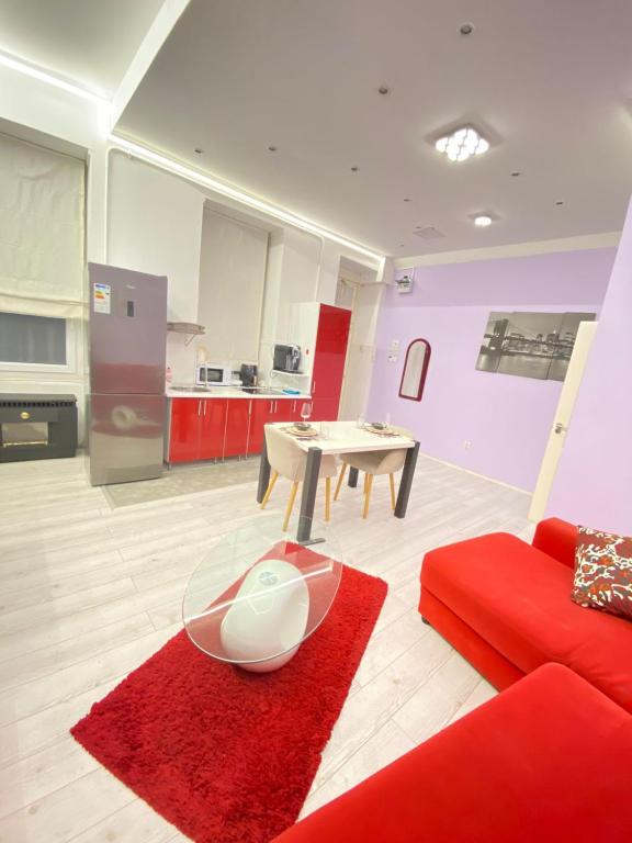 Kuchyňa alebo kuchynka v ubytovaní Budapest City center perfect location