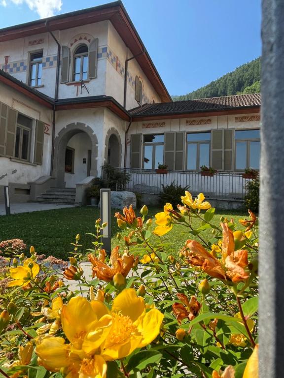 Zahrada ubytování foresteria ca' mon