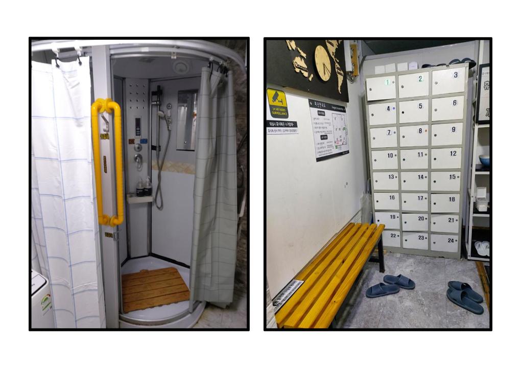 Koupelna v ubytování Multi24 멀티 24 hours multi room motel hotel guest house A