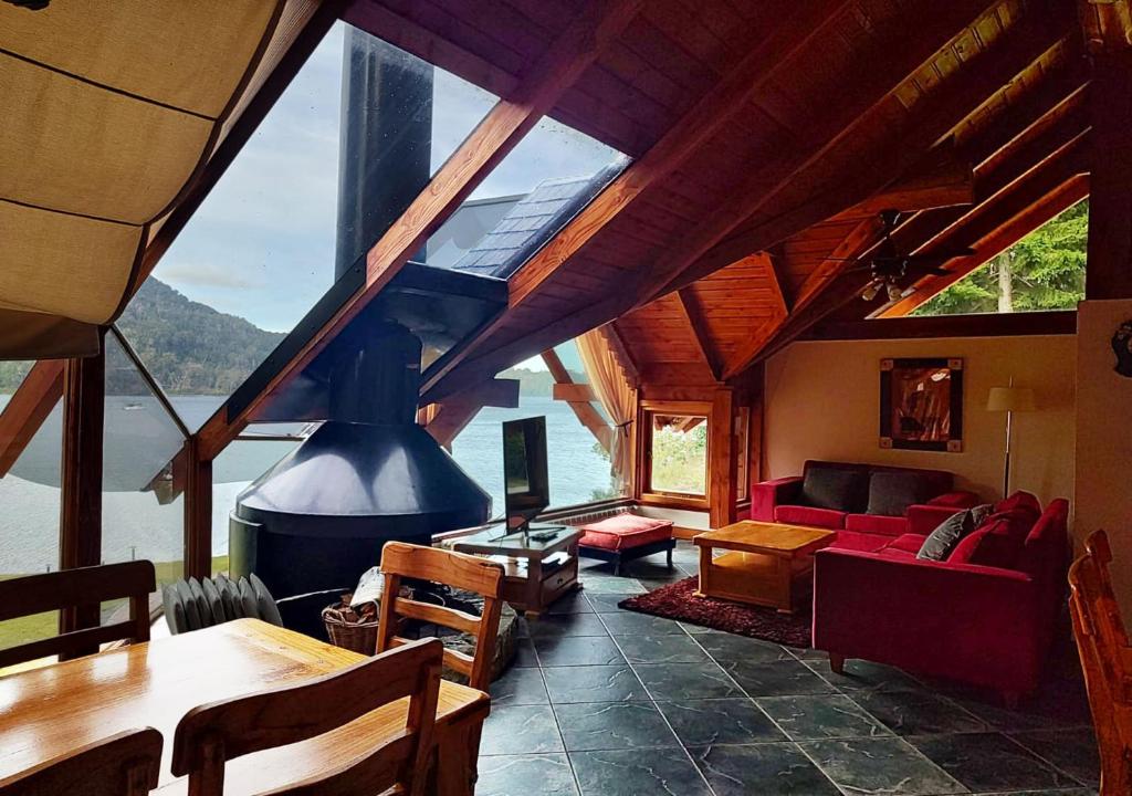 Posezení v ubytování Costa Serena Aparts & Spa