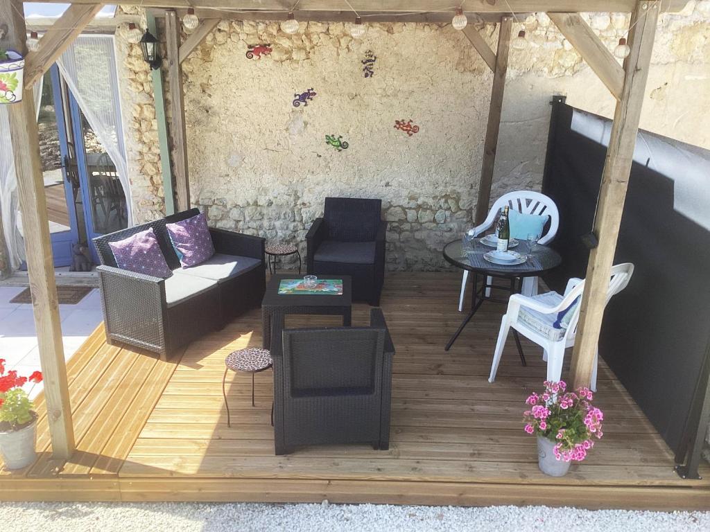 Posedenie v ubytovaní Chez Goret Gites - Gite Skippy Couples only