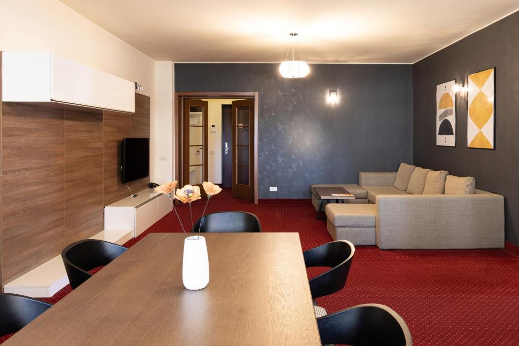 Posezení v ubytování Orhideea Residence & Spa