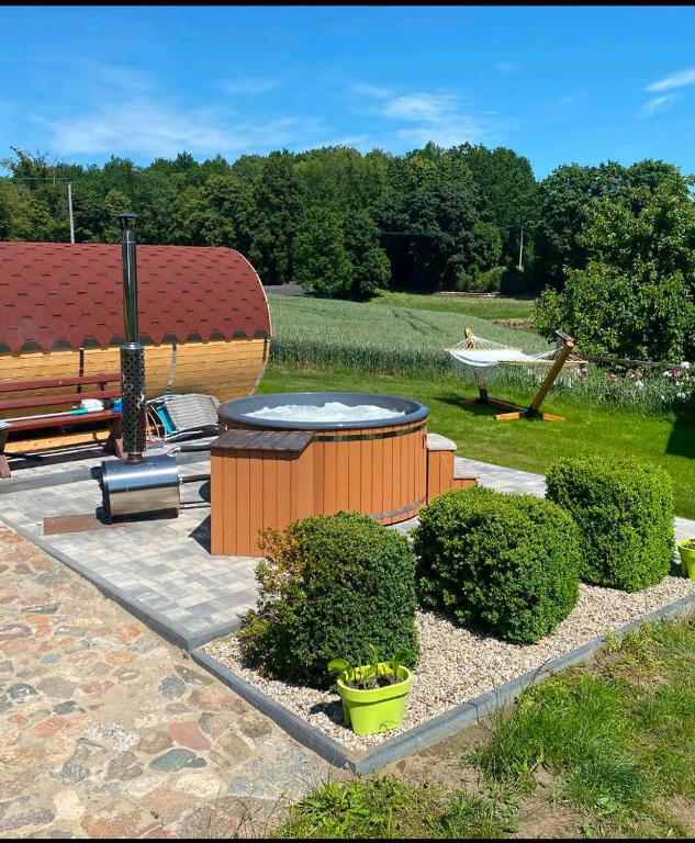 Vonkajšia záhrada v ubytovaní Agroturystyka u Ani