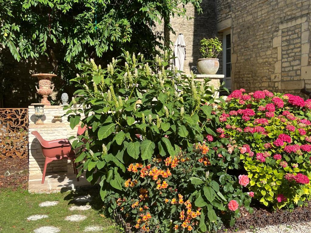 Zahrada ubytování Chambres d’hôtes de l’Ancienne Auberge