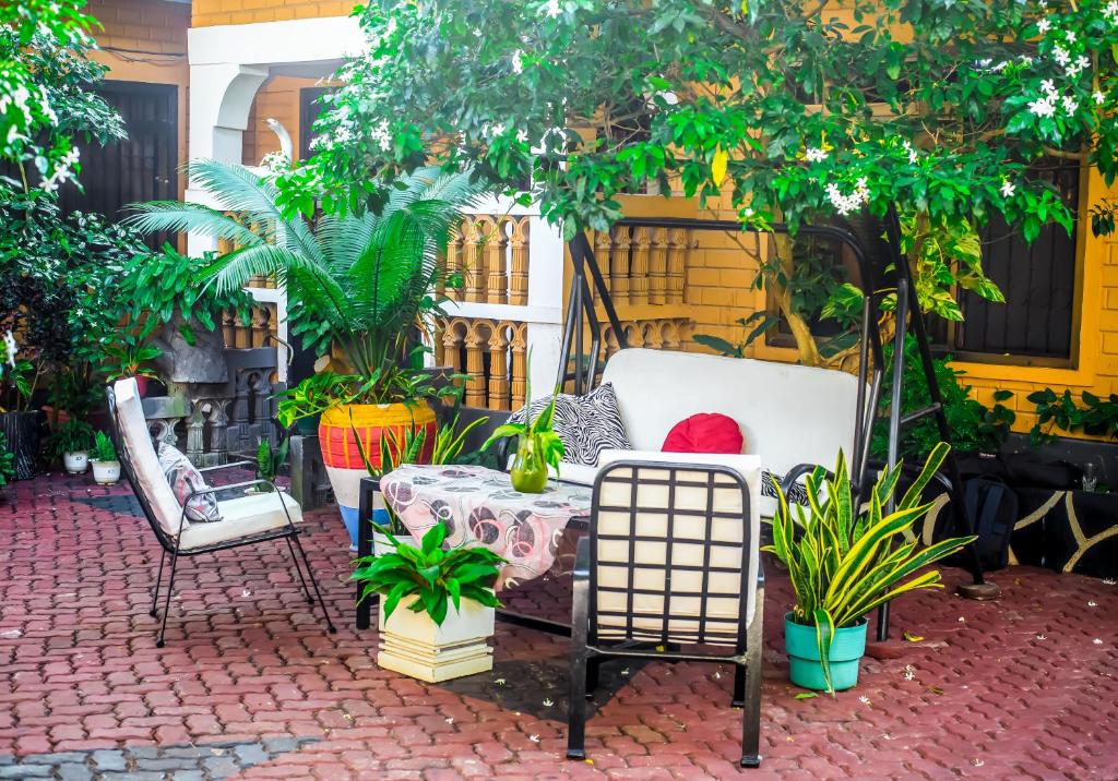 Zahrada ubytování Green Villa