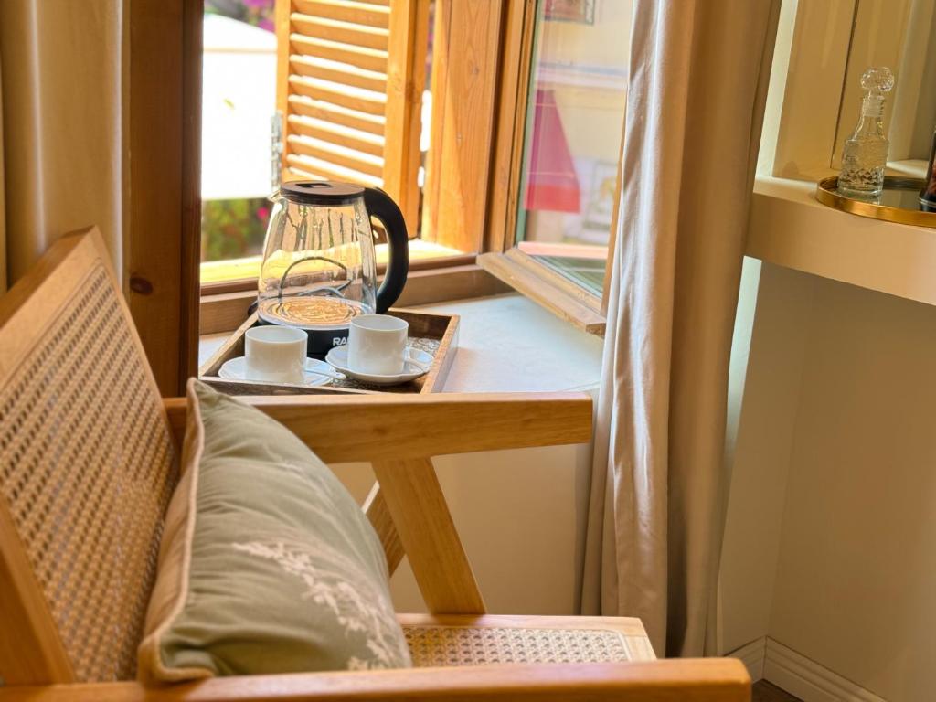 Posezení v ubytování Old Town Suites Muradie