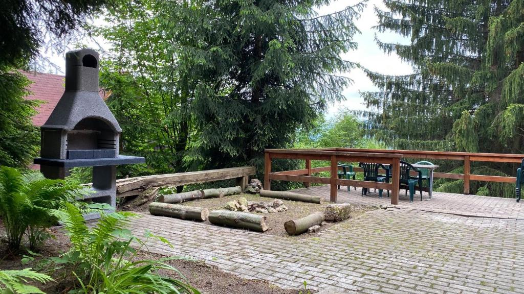 Zahrada ubytování Horská Chalupa Nad Zubačkou