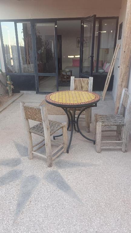 Patio nebo venkovní prostory v ubytování Dar Tifrouine