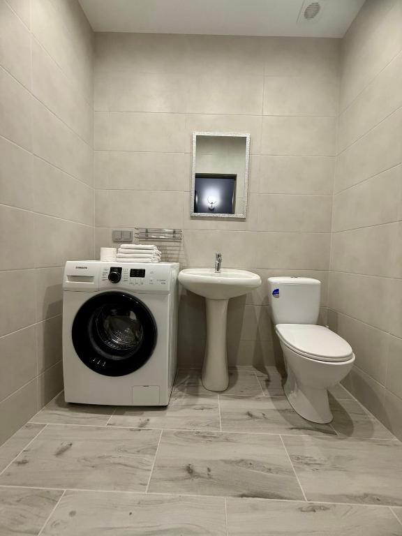 Koupelna v ubytování Hotel DA NONNA