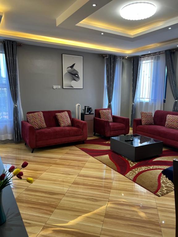 Posezení v ubytování Rendezvous stayz