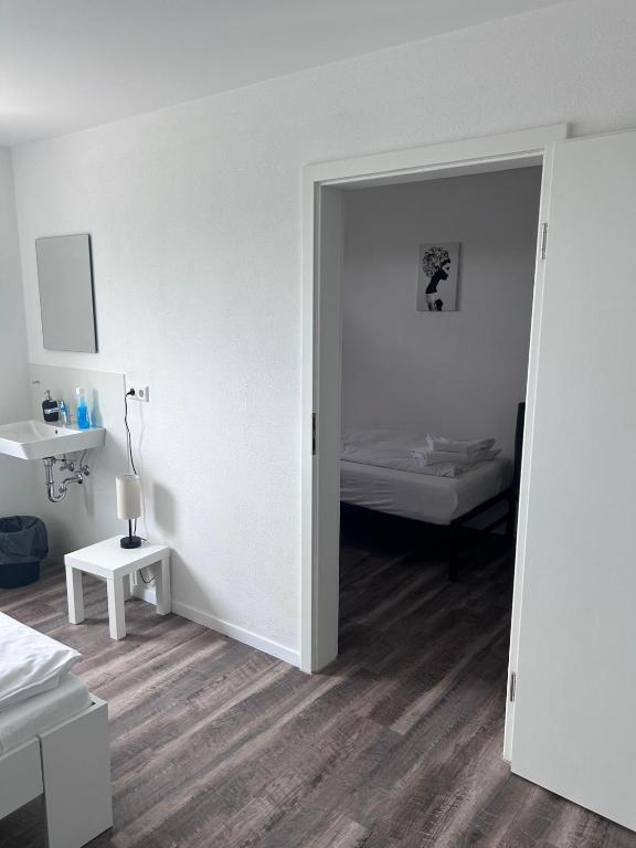 Postel nebo postele na pokoji v ubytování Adventure Resort Jagsttal