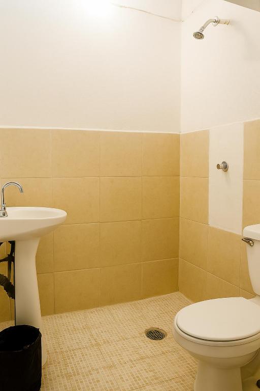 Koupelna v ubytování Hospedaje Casa Velaz