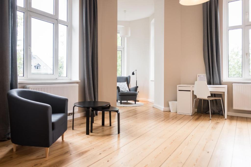 Posezení v ubytování Johanniterhaus Wittenberg