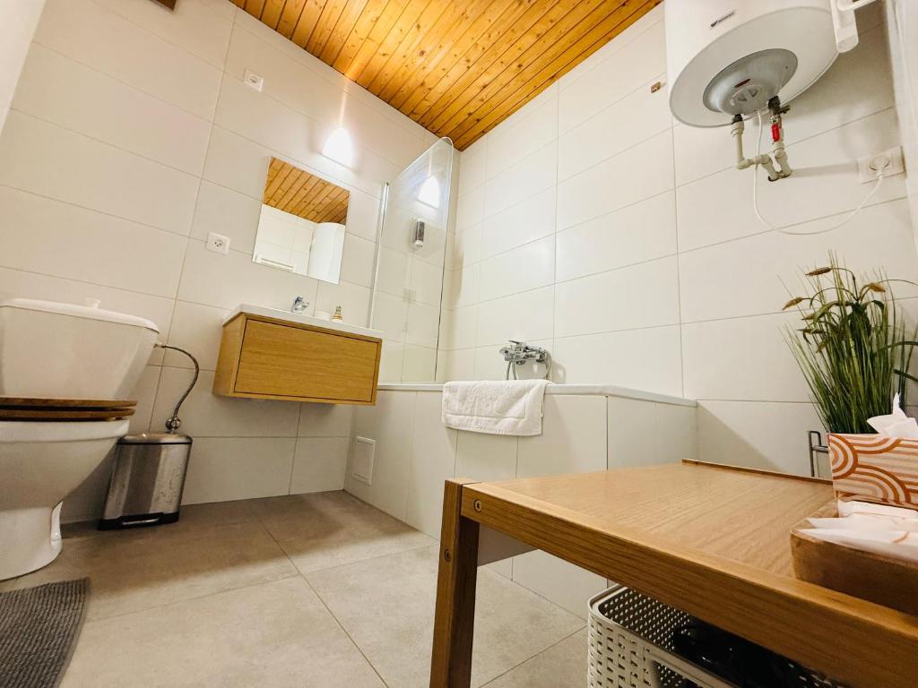 A bathroom at Penzión Hrubjak