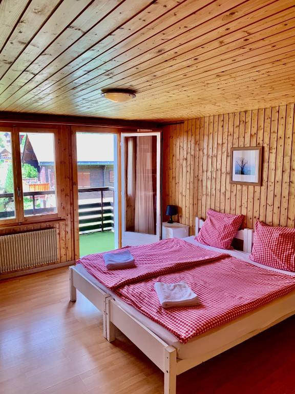 Postel nebo postele na pokoji v ubytování Berghaus Toni