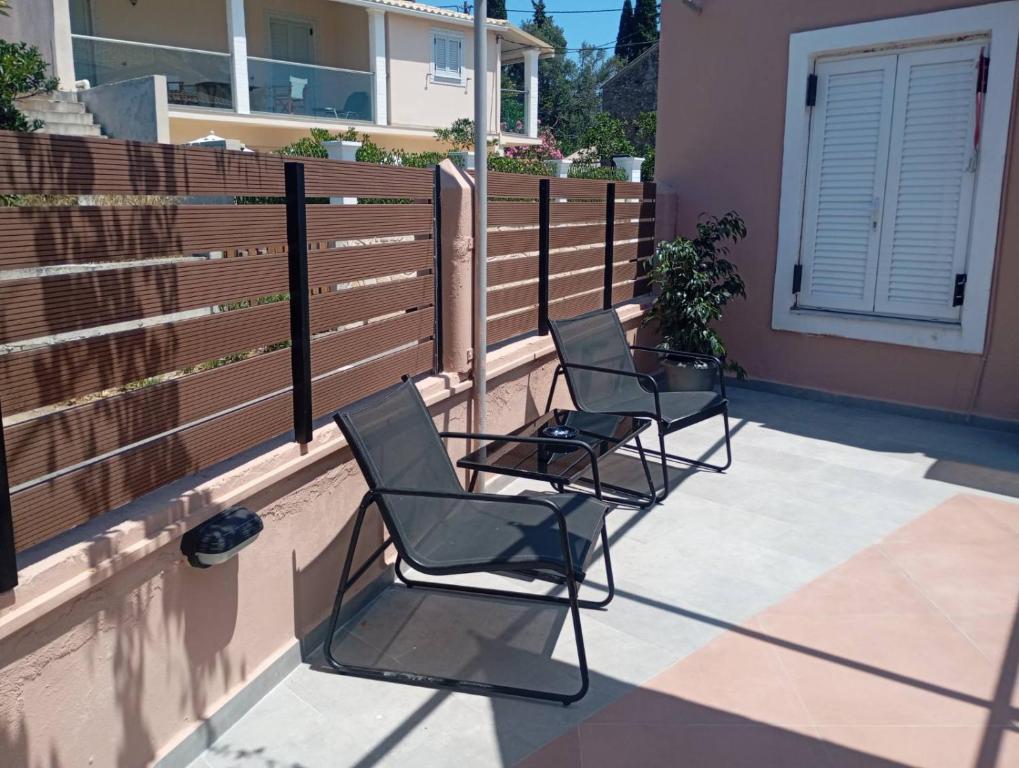 A balcony or terrace at Natasa Studio