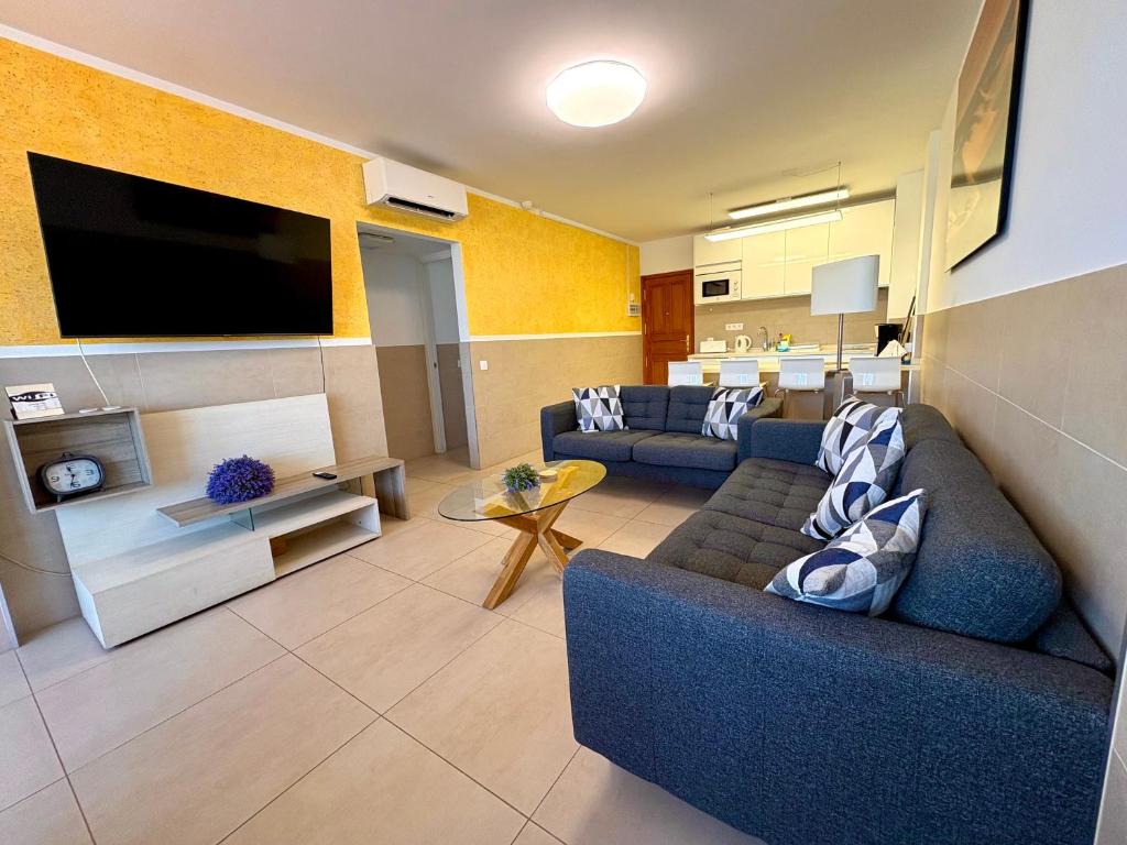 Μια τηλεόραση ή/και κέντρο ψυχαγωγίας στο Stylish Apartment