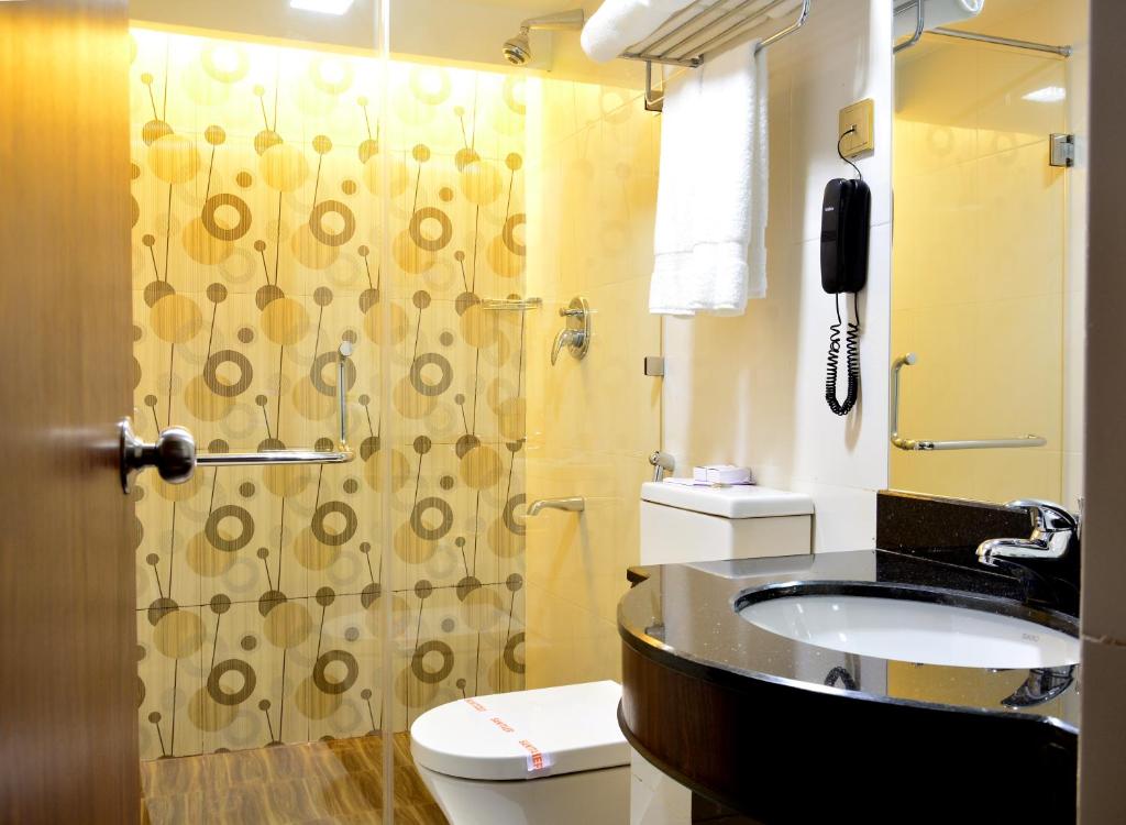 Koupelna v ubytování Pearl City Hotel