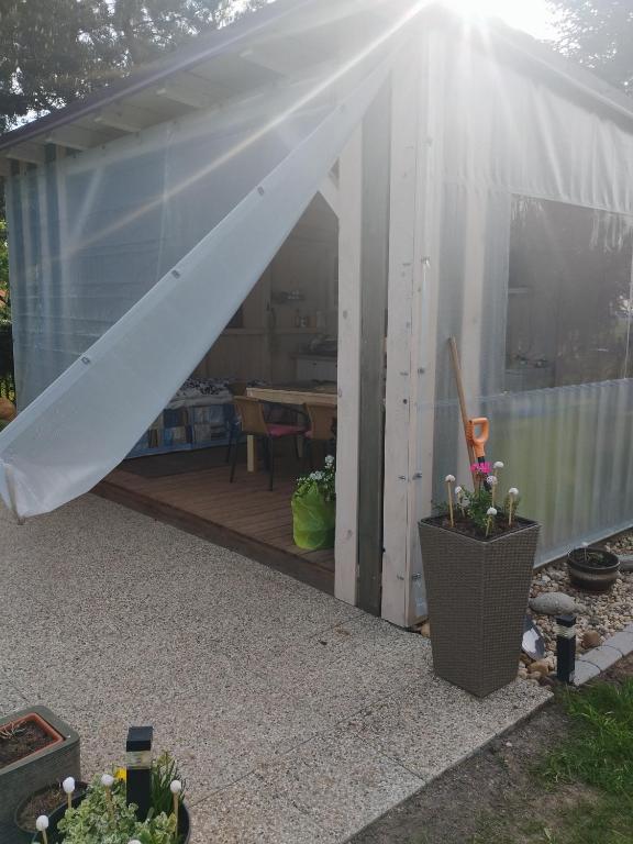 Zahrada ubytování Glamping Mezi ploty