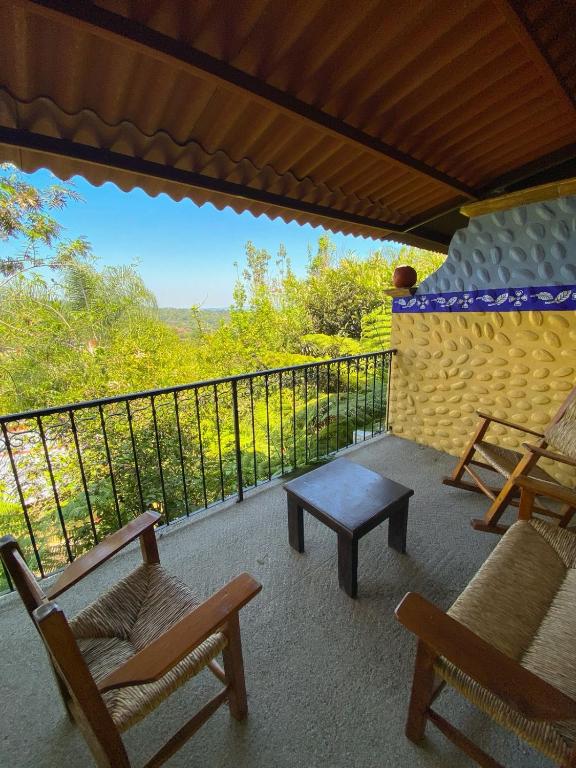 Balkón nebo terasa v ubytování Hotel Pedregal