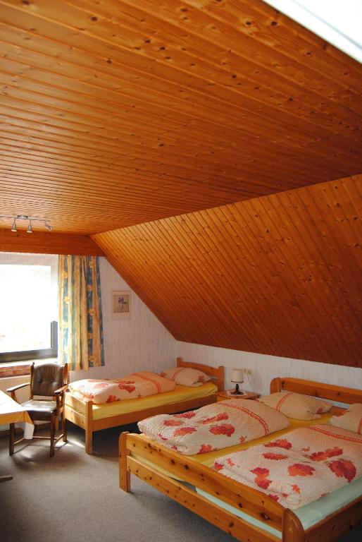 Postel nebo postele na pokoji v ubytování Wohnung In Goosefeld Mit Grill