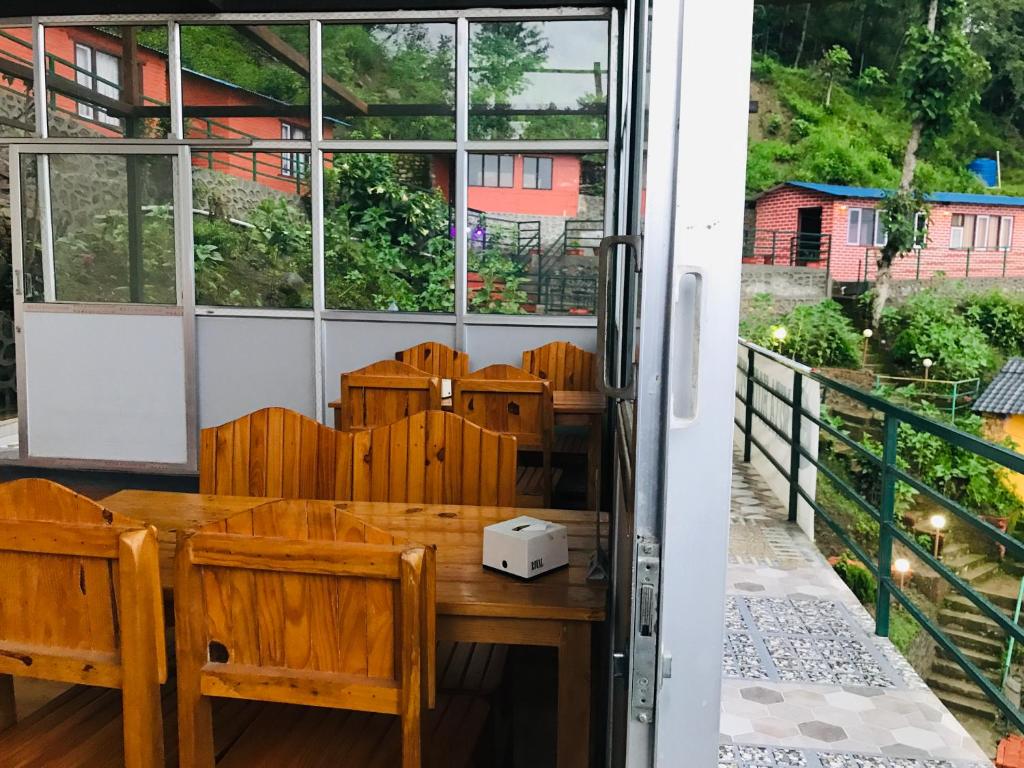 Balkón nebo terasa v ubytování Mita Hotel