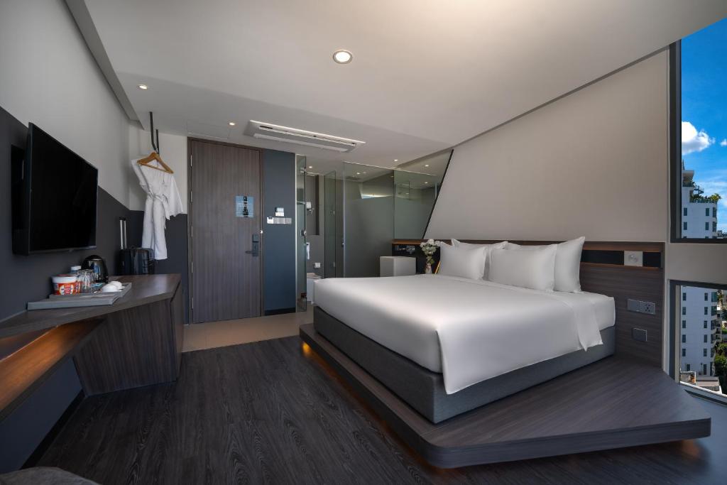 Phòng Deluxe Giường Đôi/2 Giường Đơn Nhìn Ra Thành Phố