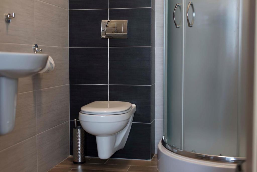 Kúpeľňa v ubytovaní Hostel Azymut