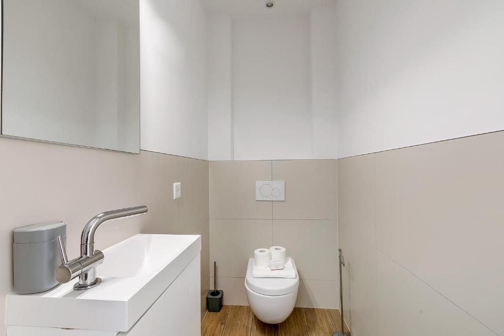 حمام في Viganello Modern Apartments