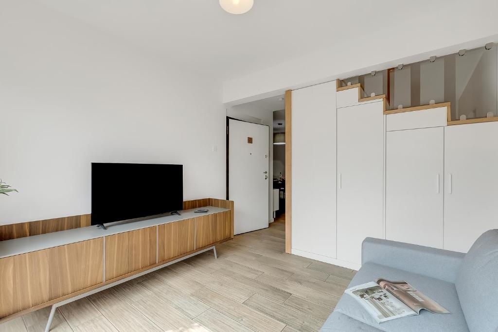 تلفاز و/أو أجهزة ترفيهية في Viganello Modern Apartments