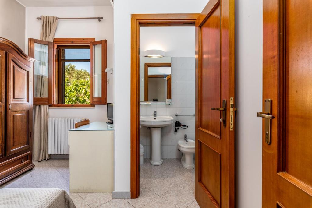 Kúpeľňa v ubytovaní Piccolo Hotel Villa Rosa