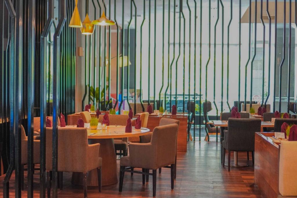 Restaurace v ubytování The Premiere Hotel Pekanbaru