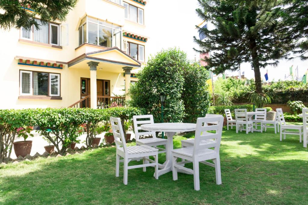 Zahrada ubytování Swayambhu View Guest House